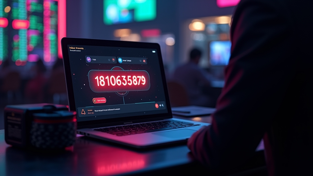 Player copying a Bitcoin address in a dark casino cashier screen